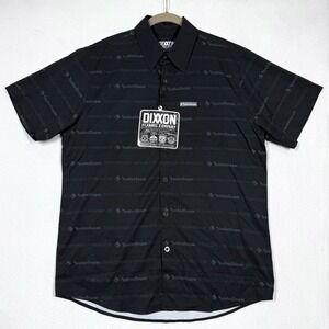 Dixxon Rockford Fosgate Shirt Mens Medium All Over Print Performance Logo NWT